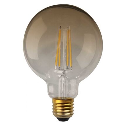 ΛΑΜΠΑ LED ΓΛΟΜΠΟΣ G95 FILAMENT 8W 1055lm Ε27 2400K 220-240V GOLD GLASS DIMMABLE