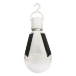 LED Λάμπα 7W E27 με Ηλιακό Πάνελ και Μπαταρία 145-20003