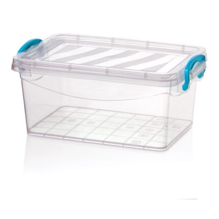 Κουτί αποθήκευσης Μ-409 13,5L από VIOSARP με 2 ασφαλείς για προστασία αντικειμένων. Ιδανικό για οργάνωση στο σπίτι, το γραφείο ή την αποθήκη.