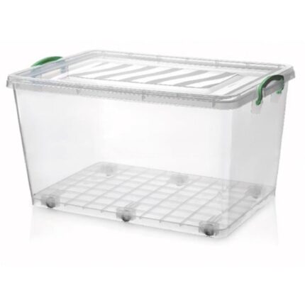κουτί αποθήκευσης με ρόδες, storage box, πλαστικό κουτί αποθήκευσης, κουτί με καπάκι, κουτί με ασφάλειες, κουτί οργάνωσης, αποθηκευτικό κουτί 50L, κουτί μεταφοράς, VIOSARP, Μ-472, 5206753007319.