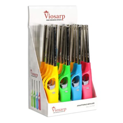 Ο μεγάλος αναπτήρας είναι ιδανικός για άναμμα σε δύσκολα σημεία, όπως κουζίνα, γκριλ, τζάκι, θερμάστρες, κεριά και άλλες καθημερινές ανάγκες. Διαθέτει μακριά λαβή για ασφαλή χρήση χωρίς να πλησιάζει το χέρι στη φλόγα, ενώ η ρυθμιζόμενη ένταση εξασφαλίζει ακριβή έλεγχο. Κατάλληλος για οικιακή χρήση, camping, εξωτερικούς χώρους και BBQ.