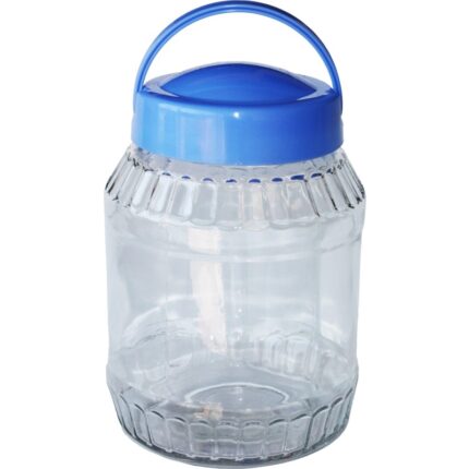 βάζο γυάλινο 2,3L, γυάλινο βάζο στρογγυλό, βάζο αποθήκευσης τροφίμων, μεγάλο γυάλινο βάζο, βάζο για μπισκότα, βάζο για ζυμαρικά, βάζο για όσπρια, βάζο για ξηρούς καρπούς, βάζο για καφέ και ζάχαρη, FY2006M, VIOSARP, 5206753014256