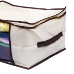 θήκη ρούχων 45x30x20, θήκη αποθήκευσης ρούχων, storage bag ρούχων, υφασμάτινη θήκη ντουλάπας, JZ-001