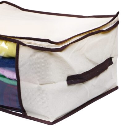 θήκη ρούχων 45x30x20, θήκη αποθήκευσης ρούχων, storage bag ρούχων, υφασμάτινη θήκη ντουλάπας, JZ-001