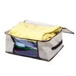 θήκη ρούχων 45x30x20, θήκη αποθήκευσης ρούχων, storage bag ρούχων, υφασμάτινη θήκη ντουλάπας, JZ-001