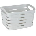 καλαθάκι αποθήκευσης 6.6L, καλάθι οργάνωσης 26x20x17, πλαστικό καλαθάκι VIOSARP, καλάθι πολλαπλών χρήσεων Μ-082, organizer σπιτιού