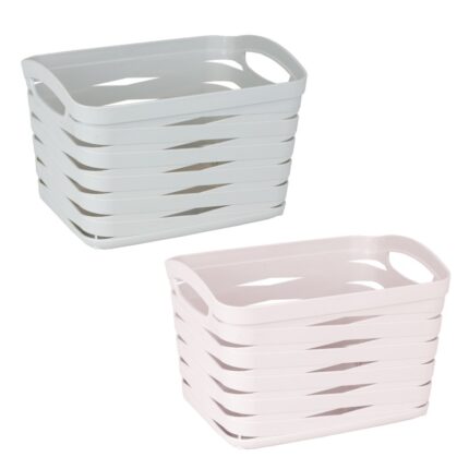 καλαθάκι αποθήκευσης 6.6L, καλάθι οργάνωσης 26x20x17, πλαστικό καλαθάκι VIOSARP, καλάθι πολλαπλών χρήσεων Μ-082, organizer σπιτιού