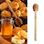 κουτάλι για μέλι, ξύλινο κουτάλι για μέλι, honey dipper, honey spoon, ξύλινος αναδευτήρας μελιού, κουτάλι μελιού 15cm, ξύλινο αξεσουάρ κουζίνας, VC1108, VIOSARP, 5206753019213