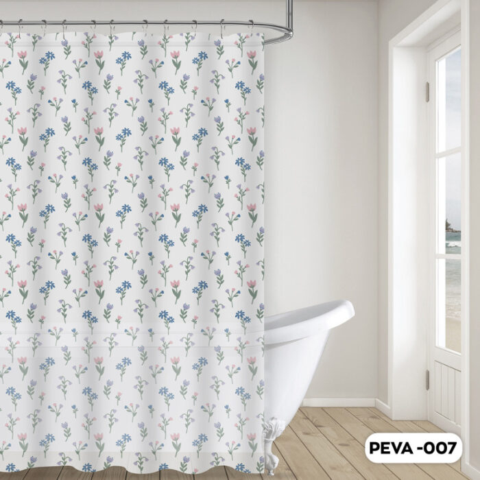 ΚΟΥΡΤΙΝΑ ΜΠΑΝΙΟΥ PEVA 180x200cm (ΜxY) ΜΕ ΣΧΕΔΙΟ