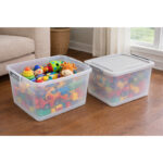 κουτί αποθήκευσης με ρόδες, storage box, πλαστικό κουτί αποθήκευσης, κουτί οργάνωσης, αποθηκευτικό κουτί 45L, κουτί μεταφοράς, κουτί με ρόδες, μεγάλο κουτί αποθήκευσης, VIOSARP, ZG-335, 5206753019657.