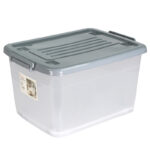κουτί αποθήκευσης με ρόδες, storage box, πλαστικό κουτί αποθήκευσης, κουτί οργάνωσης, αποθηκευτικό κουτί 90L, μεγάλο κουτί αποθήκευσης, κουτί μεταφοράς, κουτί με ρόδες, VIOSARP, ZG-306, 5206753019688.
