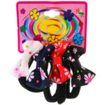 ΛΑΣΤΙΧΑΚΙΑ ΓΙΑ ΜΑΛΛΙΑ ΜΕ ΦΙΟΓΚΑΚΙ ΣΕΤ 4 ΤΜΧ 4,5cm VC1403