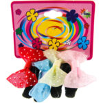 ΛΑΣΤΙΧΑΚΙΑ ΓΙΑ ΜΑΛΛΙΑ ΜΕ ΦΙΟΓΚΑΚΙ ΣΕΤ 4 ΤΜΧ 4,5cm VC1403