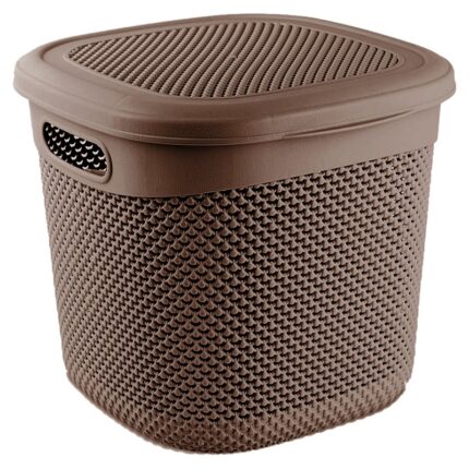 καλάθι 15 λίτρα, καλάθι αποθήκευσης 32x30,5x28, πλαστικό καλάθι πολλαπλών χρήσεων, καλάθι οργάνωσης σπιτιού, καλάθι μπίλια