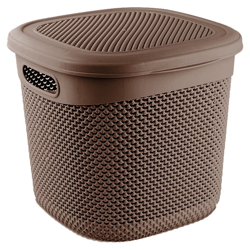 5206753026716 καλάθι 15 λίτρα, καλάθι αποθήκευσης 32x30,5x28, πλαστικό καλάθι πολλαπλών χρήσεων, καλάθι οργάνωσης σπιτιού, καλάθι μπίλια