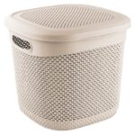 καλάθι 15 λίτρα, καλάθι αποθήκευσης 32x30,5x28, πλαστικό καλάθι πολλαπλών χρήσεων, καλάθι οργάνωσης σπιτιού, καλάθι μπίλια