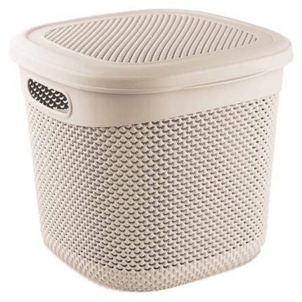 καλάθι 15 λίτρα, καλάθι αποθήκευσης 32x30,5x28, πλαστικό καλάθι πολλαπλών χρήσεων, καλάθι οργάνωσης σπιτιού, καλάθι μπίλια