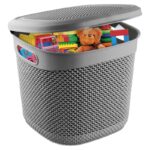 καλάθι 15 λίτρα, καλάθι αποθήκευσης 32x30,5x28, πλαστικό καλάθι πολλαπλών χρήσεων, καλάθι οργάνωσης σπιτιού, καλάθι μπίλια