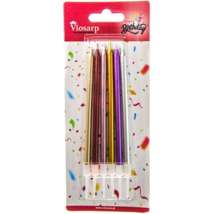 χρωματιστά κεράκια