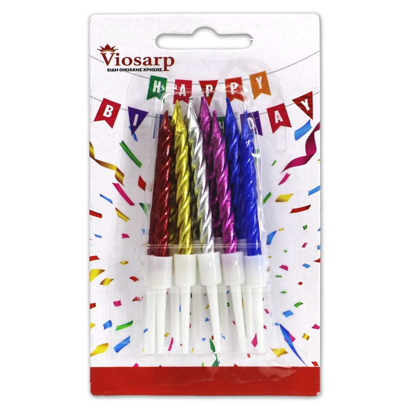 5206753028789 χρωματιστά κεριά