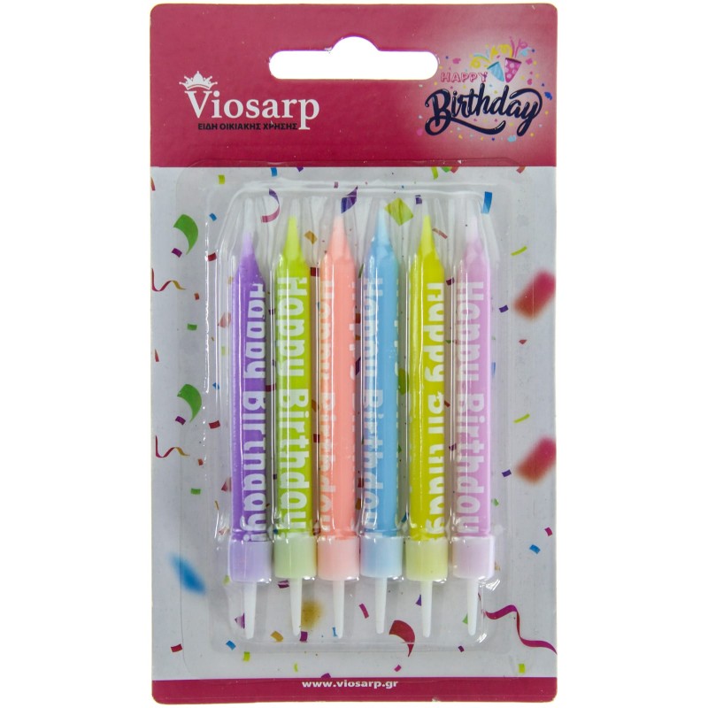 5206753028796 χρωματιστά κεράκια