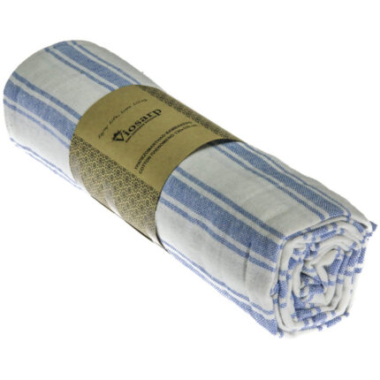 ΤΡΑΠΕΖΟΜΑΝΤΗΛΟ ΒΑΜΒΑΚΕΡΟ COTTON ΠΛΕΝΟΜΕΝΟ 130x170CM Νο29465