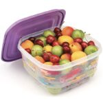 ΦΑΓΗΤΟΔΟΧΕΙΟ  ΤΕΤΡΑΓΩΝΟ ΒΑΘΥ ΜΕ ΣΧΕΔΙΟ 3.6lt 22x22χ12cm - Image 2