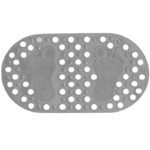 Ταπέτο Μπάνιου Τετράγωνο Ντουζιέρας ROMVOS No41702 50x50cm Viosarp – Αντιολισθητικό Πατάκι με Βεντούζες 5206753041702 - Image 2