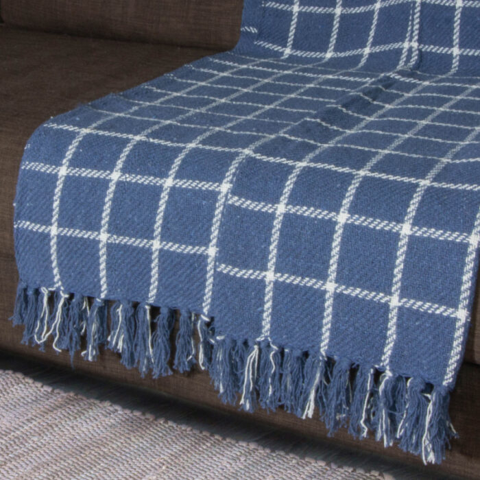 ΡΙΧΤΑΡΙ ΒΑΜΒΑΚΕΡΟ COTTON ΚΑΡΟ 230x170cm Νο31437 - Image 3