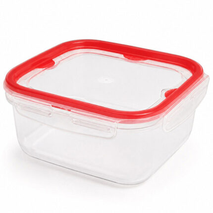 φαγητοδοχείο LOCK & FIT 2,4L, LOCK & FIT M-1074, φαγητοδοχείο με 4 ασφάλειες, τετράγωνο φαγητοδοχείο 2,4L, φαγητοδοχείο VIOSARP, M-1074 VIOSARP, δοχείο τροφίμων 2,4L, φαγητοδοχείο 20,5x20,5x10cm, δοχείο τροφίμων με ασφάλειες, τετράγωνο δοχείο τροφίμων, οργάνωση κουζίνας, 5206753033967