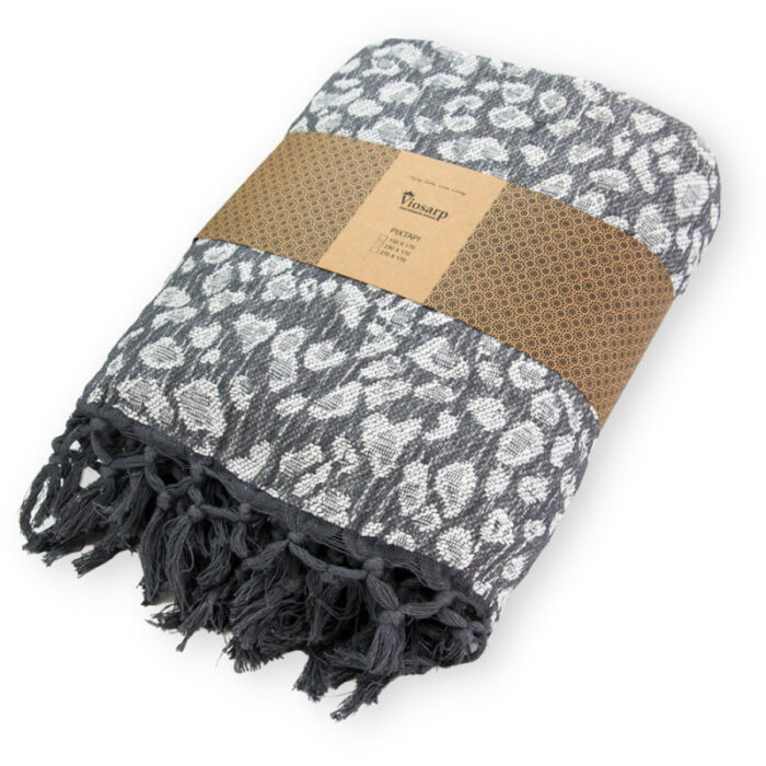 ΡΙΧΤΑΡΙ ΒΑΜΒΑΚΕΡΟ COTTON LEOPAR 230x170cm Νο35640
