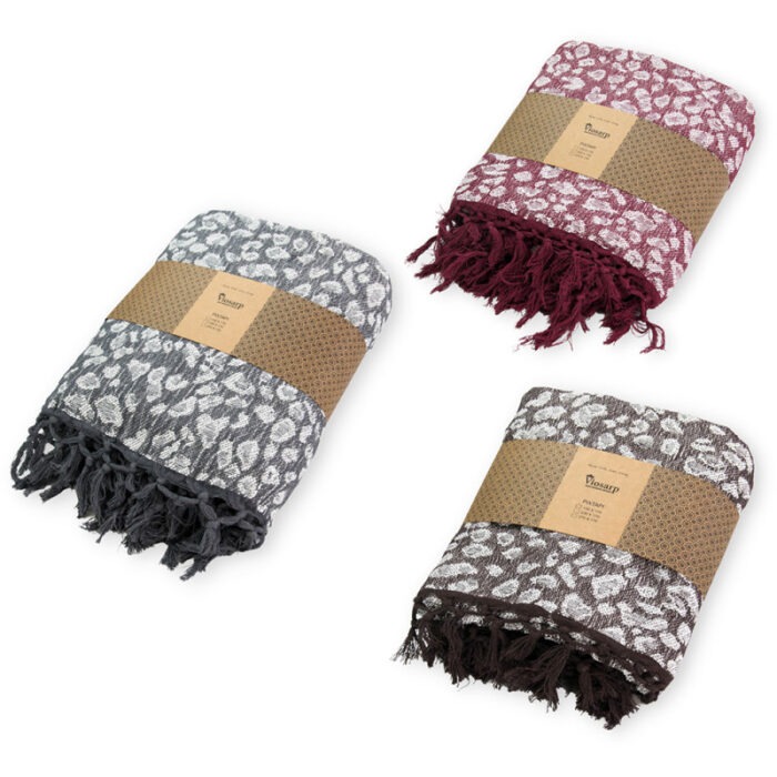 ΡΙΧΤΑΡΙ ΒΑΜΒΑΚΕΡΟ COTTON LEOPAR 230x170cm Νο35640