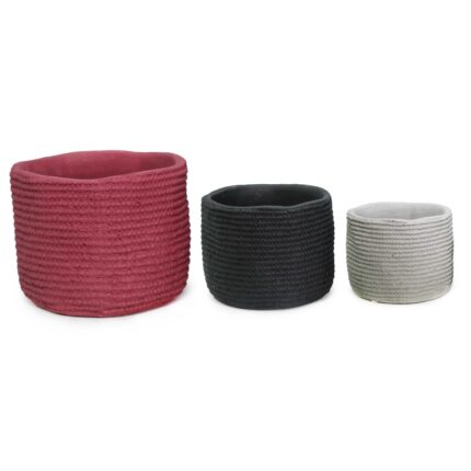 κεραμική γλάστρα knit, γλάστρα πλεκτό σχέδιο 16cm, cozy flower pot, διακοσμητική γλάστρα εσωτερικού χώρου, ceramic pot 16cm