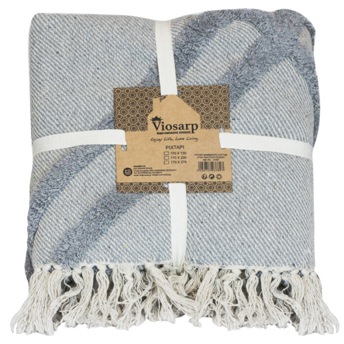 ΡΙΧΤΑΡΙ ΒΑΜΒΑΚΕΡΟ COTTON ΠΟΛΥΤΕΛΕΙΑΣ 270x170cm Ν 37897