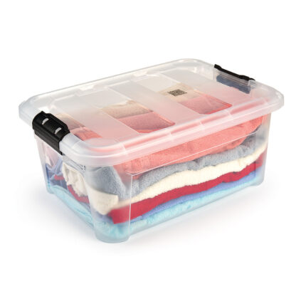 ΚΟΥΤΙ ΑΠΟΘΗΚΕΥΣΗΣ ΔΙΑΦΑΝΟ NEW GEN M-1803 25L 48,5x36,5x21,5cm VIOSARP
