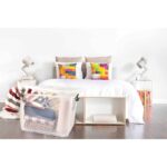 κουτί αποθήκευσης με ρόδες, storage box, διάφανο κουτί αποθήκευσης, πλαστικό κουτί αποθήκευσης, κουτί οργάνωσης, αποθηκευτικό κουτί 60L, κουτί με καπάκι, NEW GEN, VIOSARP, M-1806, 5206753038092.
