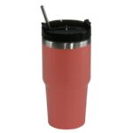 θερμός ποτήρι με καλαμάκι