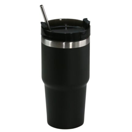 θερμός ποτήρι με καλαμάκι