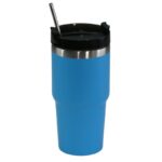 θερμός ποτήρι με καλαμάκι