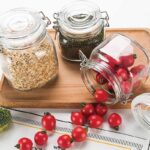 γυάλινο βάζο, βάζο αποθήκευσης 750ml, βάζο με ασφάλεια, γυάλινο δοχείο τροφίμων, δοχείο κουζίνας, βάζο VIOSARP, FY2003S, 5206753040132.