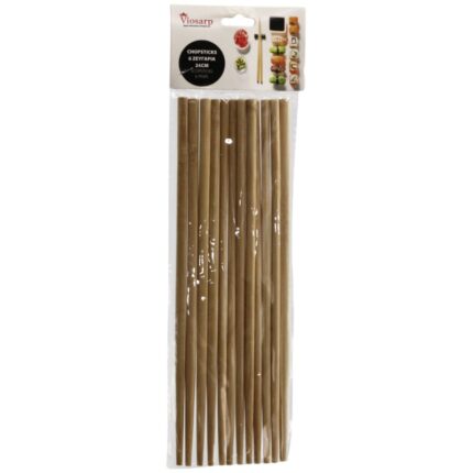chopsticks σετ, ξυλάκια φαγητού, chopsticks 24cm, σετ 6 ζευγάρια, ασιατική κουζίνα, sushi chopsticks, VC2301, 5206753041009.