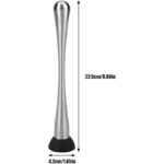 γουδοχέρι inox, muddler inox, γουδοχέρι για κοκτέιλ, ανοξείδωτο γουδοχέρι, γουδοχέρι 23cm, muddler 23cm, εργαλείο bar, εργαλείο cocktail, VC2312, VIOSARP, ανοξείδωτο εργαλείο κουζίνας, 5206753041221
