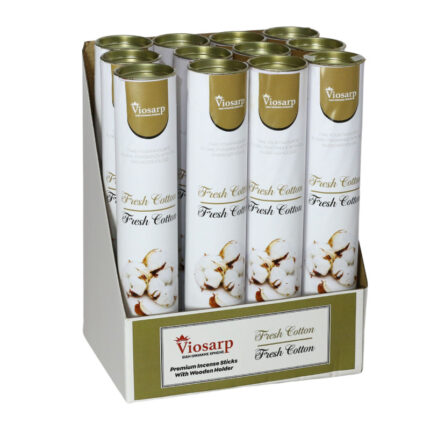 ΑΡΩΜΑΤΙΚΑ ΣΤΙΚΣ ΚΑΥΣΗΣ 30 ΤΜΧ ΜΕ ΞΥΛΙΝΗ ΒΑΣΗ FRESH COTTON