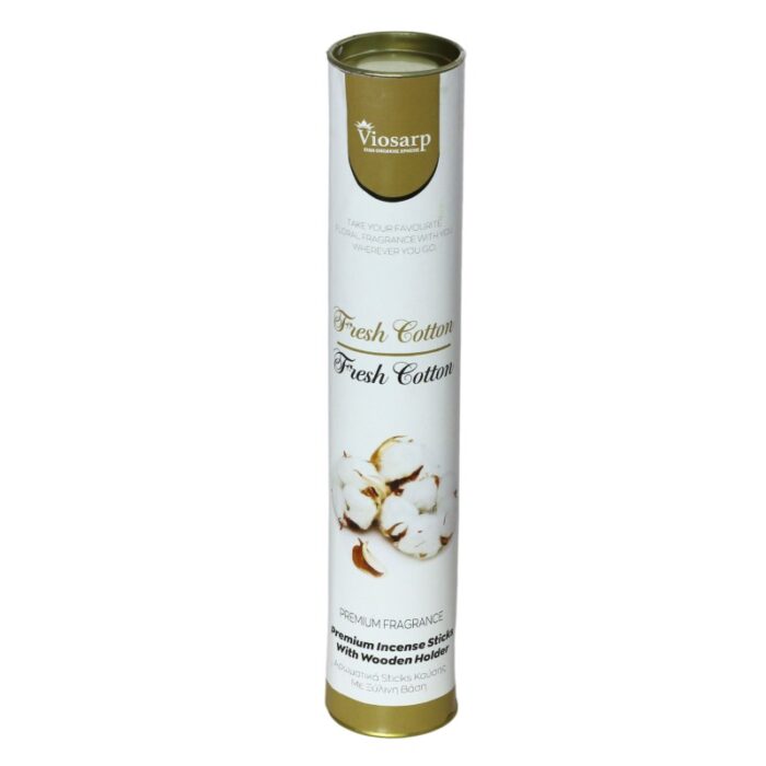 ΑΡΩΜΑΤΙΚΑ ΣΤΙΚΣ ΚΑΥΣΗΣ 30 ΤΜΧ ΜΕ ΞΥΛΙΝΗ ΒΑΣΗ FRESH COTTON