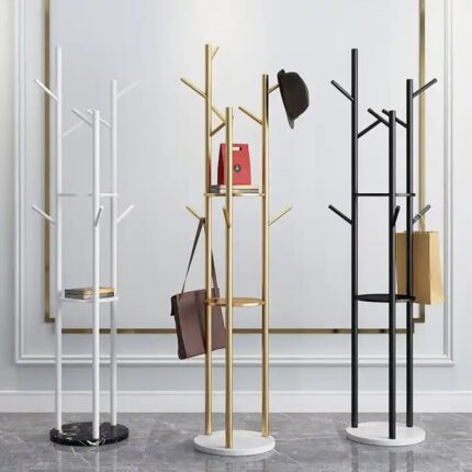 καλόγερος ρούχων μεταλλικός, καλόγερος εισόδου 170cm, stand ρούχων, κρεμάστρα δαπέδου, VIOSARP VC2344, μεταλλικός καλόγερος