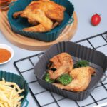 φόρμα σιλικόνης Air Fryer 21cm, φόρμα Air Fryer 21x21cm, τετράγωνη φόρμα Air Fryer, φόρμα σιλικόνης φριτέζας αέρος, σκεύος Air Fryer, αξεσουάρ φριτέζας αέρος, επαναχρησιμοποιούμενη φόρμα Air Fryer, silicone air fryer liner, τετράγωνο σκεύος σιλικόνης, αξεσουάρ Air Fryer 21cm, φόρμα 21x21x7cm, VC2403, 5206753043751