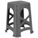 ΣΚΑΜΠΟ RATTAN ΤΕΤΡΑΓΩΝΟ Α ΠΟΙΟΤΗΤΑ 35,5x35,5x45cm Νο44659