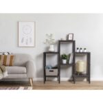 ραφιέρα πλαστική καφέ, ραφιέρα τύπου ξύλο, πολυεπίπεδη ραφιέρα, ραφιέρα αποθήκευσης, ραφιέρα μπάνιου, ραφιέρα κουζίνας, BRNS.1108