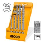 τρυπάνια SDS Plus, σετ τρυπάνια SDS Plus, SDS Plus 6-12mm, AKD2052, τρυπάνια για σκυρόδεμα, τρυπάνια για τούβλο, τρυπάνια περιστροφικού πιστολέτου, επαγγελματικά τρυπάνια SDS Plus, σετ τρυπανιών μπετού, εργαλεία διάτρησης