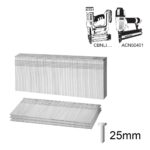 καρφιά αεροκαρφωτικού 25mm, staples 5000 τεμ, καρφιά ξύλου INGCO, ανταλλακτικά αεροκαρφωτικού, ACN50401, CBNLI2028, CBNLI2002